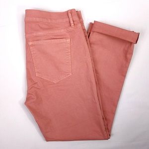 LOFT Modern Skinny Crop Jeans in Pink [NWT]